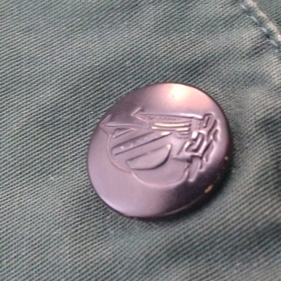 Vintage Nautica Green XL Down Filled Aviator/Bomber Coat - Picture 7 of 15